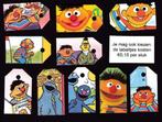 0032) sesamstraat bert ernie koekiemonster  labeltjes, Verzamelen, Ophalen of Verzenden, Zo goed als nieuw
