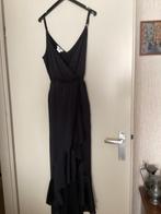 Zwarte THS overslag jurk - Maat L, Ophalen, Zwart, Maat 42/44 (L), Zo goed als nieuw
