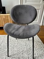 Grijze Velvet Stoelen (4 stuks), Huis en Inrichting, Ophalen, Gebruikt, Vier, Stof