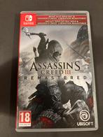 Assassins Creed III Remastered, Spelcomputers en Games, Games | Nintendo Switch, Avontuur en Actie, Vanaf 18 jaar, 1 speler, Ophalen of Verzenden