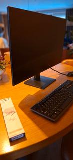 Compleet PC Set: Scherm, Dock, Toetsenbord & Meer!, Computers en Software, Monitoren, HDMI, Onbekend, Full HD, Zo goed als nieuw