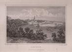 Arnhem Gezicht op de stad Staalgravure Terwen 1858, Antiek en Kunst, Kunst | Etsen en Gravures, Ophalen of Verzenden