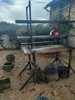 Stoere brocante buffetkast, Huis en Inrichting, Kasten | Buffetkasten, Ophalen, Zo goed als nieuw, 25 tot 50 cm, 200 cm of meer