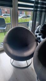 2 draai fauteuils met stalen poot., Ophalen, Zo goed als nieuw, 75 tot 100 cm, 50 tot 75 cm