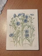 Jie Gantofta Wandtegel Bloemen, Ophalen of Verzenden