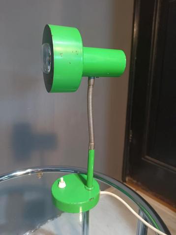 vintage tafel bureau lamp jaren 60/70 appelgroen beschikbaar voor biedingen