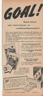 Retro reclame 1939 1-2-3 Condor wasmiddel album voetbal, Verzamelen, Retro, Verzenden, Overige typen