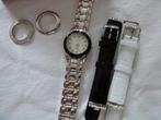 Anne klein horloge met verschillende.bandjes, Sieraden, Tassen en Uiterlijk, Ophalen of Verzenden, Staal, Overige merken
