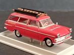 Opel Rekord P2 Caravan Brandweer 1:87 H0 Brekina Pol, Zo goed als nieuw, Verzenden