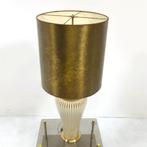 Italiaans vintage porselein tafellamp Mangani xl model boho, Ophalen, Zo goed als nieuw, 75 cm of meer