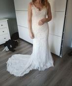 Trouwjurk S/36, Ophalen, Zo goed als nieuw, Wit, Trouwjurk