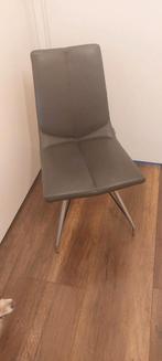 4 eettafelstoelen, Ophalen, Gebruikt, Leer, Vier