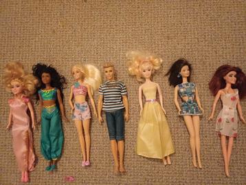 6 echte, hippe barbies met ken! beschikbaar voor biedingen