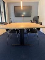 Vergadertafel 2.40m x 1.20m in hoogte verstelbaar, Huis en Inrichting, Tafels | Eettafels, Ophalen, 200 cm of meer, Zo goed als nieuw