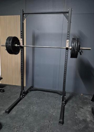 Crossmaxx Squatrack met olympische halterset / complete gym beschikbaar voor biedingen