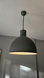 Grijze metalen hanglamp, Ophalen, Gebruikt, Metaal, Minder dan 50 cm