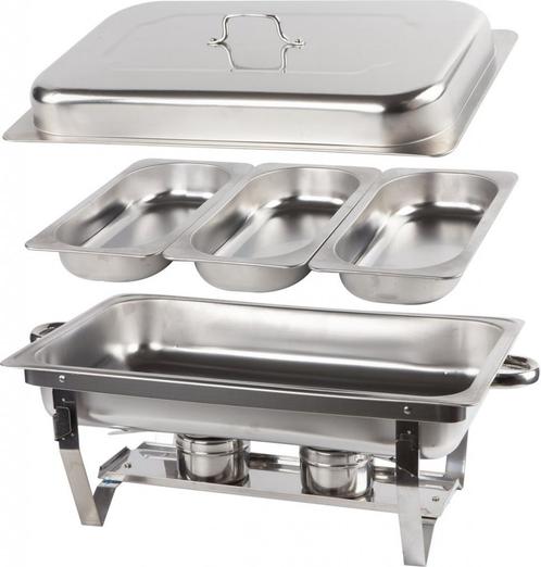 alora chafing dish chrome 3 bakken, Witgoed en Apparatuur, Keukenmixers