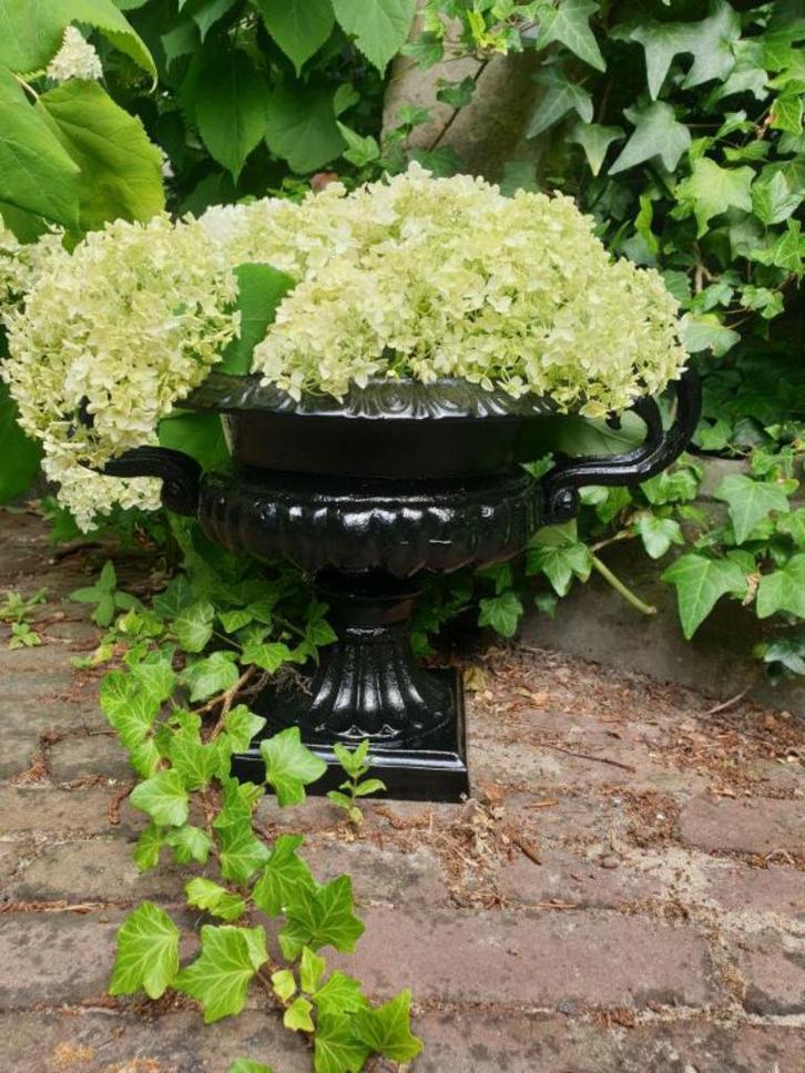 landelijke bloempot , bloemvaas , aanbieding, Tuin en Terras, Bloembakken en Plantenbakken, Nieuw, Metaal, Tuin, Minder dan 30 cm