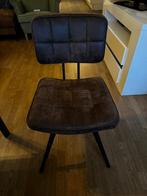 6 diverse eetkamerstoelen - apart ophalen mogelijk, Huis en Inrichting, Stoelen, Ophalen, Gebruikt, Bruin, Leer