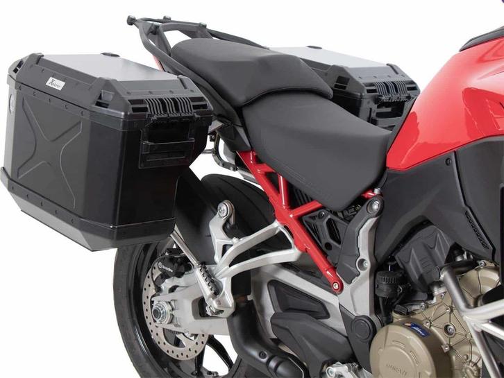 Hepco & Becker koffers (40 + 35 liter) zwart, Motoren, Accessoires | Koffers en Tassen, Zo goed als nieuw, Ophalen of Verzenden