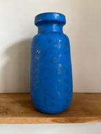 West-Duitse Vintage Vaas Blauw, Antiek en Kunst, Ophalen of Verzenden