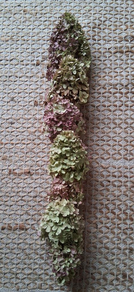Herfsthanger Oud Hout met Hortensia's, Huis en Inrichting, Woonaccessoires | Droogbloemen, Ophalen of Verzenden