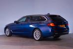 BMW 5 Serie Touring 530e High Executive Luxury [ Leder Stoel, 1998 cc, Gebruikt, 4 cilinders, Blauw