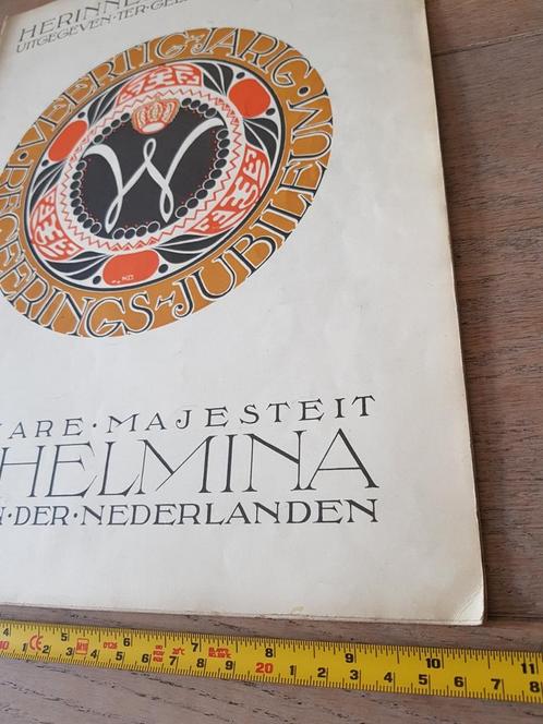 Historische Herinnerings-Album 1939 Wilhelmina u, Verzamelen, Koninklijk Huis en Royalty, Tijdschrift of Boek, Nederland, Ophalen of Verzenden