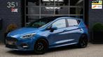 Ford Fiesta 1.5 EcoBoost ST-3 Performance Pano LED Sparco, Auto's, Ford, Voorwielaandrijving, Zwart, Blauw, Lichtsensor