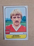 Panini Voetbal 82 Robbie Delahay MVV, Ophalen of Verzenden, Zo goed als nieuw, Poster, Plaatje of Sticker
