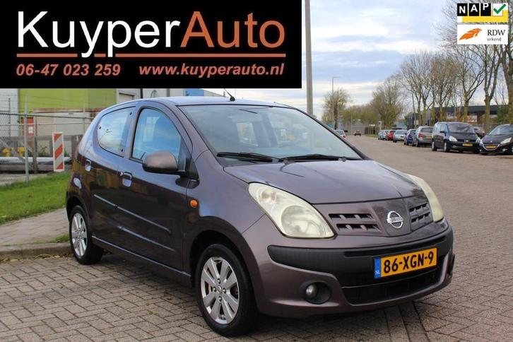 Nissan Pixo 1.0 5drs nap / Airco/trekhaak, Auto's, Nissan, Bedrijf, Te koop, Pixo, ABS, Airbags, Airconditioning, Centrale vergrendeling