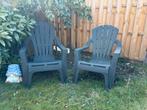 Deckchair kunststof set van 2, Ophalen, Zo goed als nieuw, Kunststof