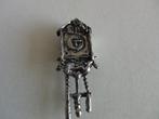 Miniatuur zilver L93c koekoeksklokje zilveren miniaturen, Verzenden, Zilver