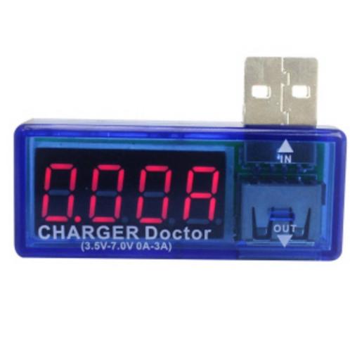 USB Voltmeter - Spanningsmeter - Stroom Volt Ampere Digitaal, Hobby en Vrije tijd, Elektronica-componenten, Nieuw, Ophalen of Verzenden
