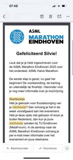Halve marathon Eindhoven startbewijs, Tickets en Kaartjes, Eén persoon, Overige soorten, Overige typen
