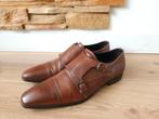 Giorgio Smooth kalfsleer Double Monk maat 46 cognac schoenen, Kleding | Heren, Schoenen, Bruin, Giorgio, Ophalen of Verzenden