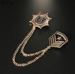 Navy Metalen Broche / Marine Medaille Militaire Oorlog Leger, Verzenden, Marine, Amerika, Embleem of Badge