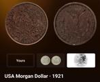 Usa morgen dollar 1921, Ophalen of Verzenden, Vóór koninkrijk, Overige waardes