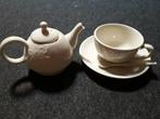 Theepotje met kop en schotel voor 1 persoon. Nieuw, Nieuw, Ophalen of Verzenden, Effen, Kop(pen) en/of Schotel(s)