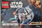 Lego Star Wars 75128 - TIE Advanced Prototype, Kinderen en Baby's, Complete set, Ophalen of Verzenden, Lego, Zo goed als nieuw