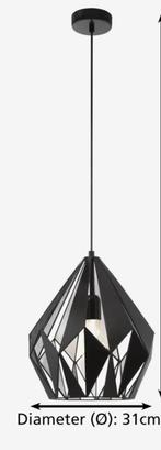 Eglo Carlton Hanglamp, Huis en Inrichting, Lampen | Hanglampen, Ophalen, Gebruikt, Metaal, Minder dan 50 cm