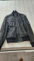 Leren winterjas van Sluisleder, Kleding | Heren, Jassen | Winter, Ophalen, Maat 52/54 (L), Zwart, Zo goed als nieuw