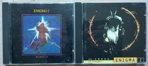 2x cd Enigma - The Cross Of Changes  en  MCMXC a.D., Cd's en Dvd's, Cd's | Overige Cd's, Zo goed als nieuw, Ophalen of Verzenden