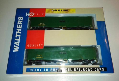 Walthers H0 932-24166 - Dubbelpak 50' Conversion Express Car, Hobby en Vrije tijd, Modeltreinen | H0, Nieuw, Wagon, Gelijkstroom