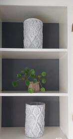 PTMD 2 grote bloem/sier potten., Huis en Inrichting, Woonaccessoires | Vazen, Ophalen, Overige kleuren, Aardewerk of Porselein