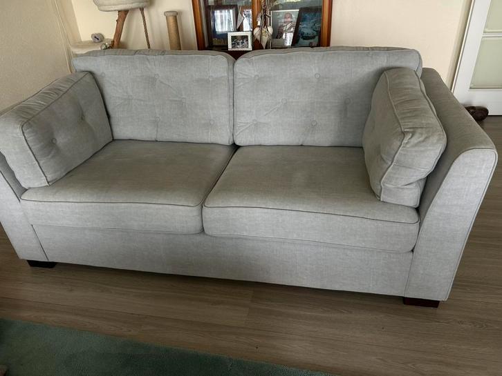 Nette bank met 2 fauteuils, Huis en Inrichting, Banken | Complete zithoeken, Gebruikt, Stof, Ophalen