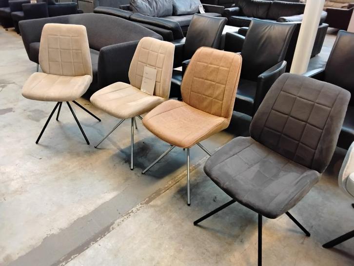 Eetstoelen, set 4 stuks z.g.a.n. Second Life meubelen, Huis en Inrichting, Stoelen, Zo goed als nieuw, Vier, Stof, Ophalen