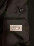 Zwart Heren pak. 100% Scheerwol v.h. merk: Création Gross., Kleding | Heren, Kostuums en Colberts, Ophalen of Verzenden, Zo goed als nieuw