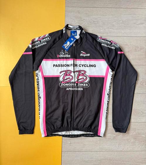 NIEUW ROGELLI 🔹 L sport fiets warm Jas wielershirt ITALY, Fietsen en Brommers, Fietsaccessoires | Fietskleding, Nieuw, Dames