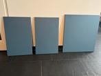 3 Deurtjes IKEA Valviken blauw, Ophalen, Gebruikt, Minder dan 150 cm, Minder dan 100 cm